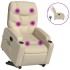 Sillón de masaje eléctrico reclinable elevable tela