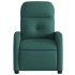 Sillón reclinable eléctrico tela verde