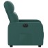 Sillón reclinable eléctrico tela verde