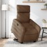 Sillón reclinable elevable de tela
