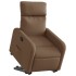 Sillón reclinable elevable de tela