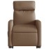 Sillón reclinable elevable de tela
