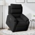 Sillón eléctrico reclinable elevable de terciopelo