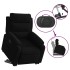 Sillón eléctrico reclinable elevable de terciopelo