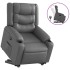 Sillón reclinable elevable cuero artificial