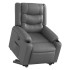Sillón reclinable elevable cuero artificial