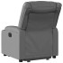 Sillón reclinable elevable cuero artificial