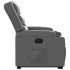 Sillón reclinable elevable cuero artificial