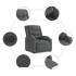 Sillón eléctrico reclinable elevable de tela gris