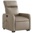 Sillón reclinable de masaje eléctrico cuero sintético