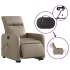 Sillón reclinable de masaje eléctrico cuero sintético