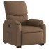 Sillón reclinable elevable de tela