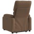 Sillón reclinable elevable de tela