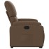 Sillón reclinable elevable de tela