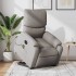 Sillón de masaje eléctrico reclinable elevable tela