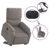 Sillón de masaje eléctrico reclinable elevable tela