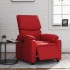 Sillón reclinable eléctrico de cuero sintético