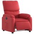 Sillón reclinable eléctrico de cuero sintético