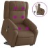 Silla de masaje reclinable de pie de tela