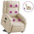 Sillón de masaje eléctrico reclinable elevable tela