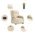 Sillón de masaje eléctrico reclinable elevable tela