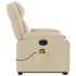 Sillón de masaje eléctrico reclinable elevable tela