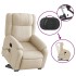 Sillón de masaje eléctrico reclinable elevable tela