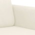 Sofá de 3 plazas terciopelo color crema 180