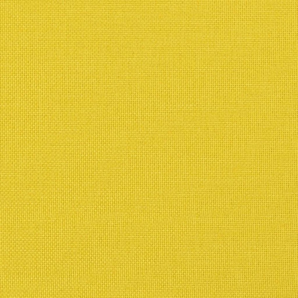 Sofá de 2 plazas de tela amarillo claro 140