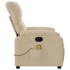 Sillón reclinable de masaje tela de microfibra color