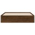 Cama con cajones madera de ingeniería marrón roble 140x190