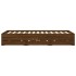Cama con cajones madera de ingeniería marrón roble 140x190