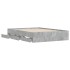 Cama con cajones madera de ingeniería gris hormigón 120x190