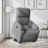 Sillón eléctrico reclinable elevable tela microfibra