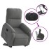 Sillón eléctrico reclinable elevable tela microfibra