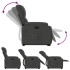 Sillón eléctrico reclinable elevable tela microfibra