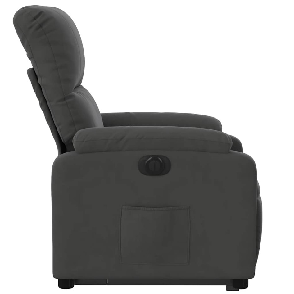 Sillón eléctrico reclinable elevable tela microfibra