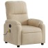 Sillón reclinable masaje eléctrico tela microfibra color