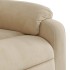 Sillón reclinable masaje eléctrico tela microfibra color