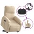 Sillón eléctrico reclinable elevable tela microfibra