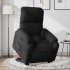 Sillón reclinable elevable tela de microfibra