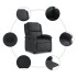 Sillón reclinable elevable cuero auténtico