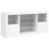 Aparador con luces LED blanco 142,5x37x67