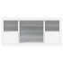 Aparador con luces LED blanco 142,5x37x67