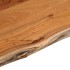 Encimera de baño rectangular madera maciza acacia 100x60x2,5