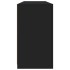 Aparador con luces LED negro 163x37x67
