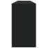 Aparador con luces LED negro 162x37x67