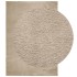 Alfombra de pelo corto suave lavable HUARTE arena 160x230