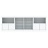 Aparador con luces LED blanco 202x37x67