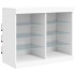 Aparador con luces LED blanco 202x37x67